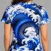 Polera Sublimada Dragón Azul MUJER 2 Dragón Azul Sublimado