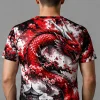 Polera Sublimada Dragón Rojo HOMBRE 2 Dragón Rojo Sublimado