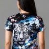 Polera Sublimada Tigre Blanco MUJER 2 Tigre Blanco Sublimado